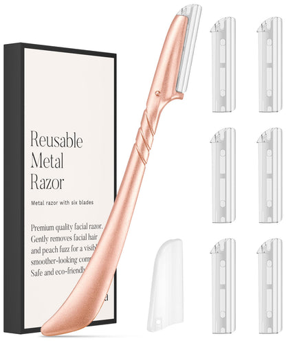 Rose Gold Eyebrow & Facial Razor
